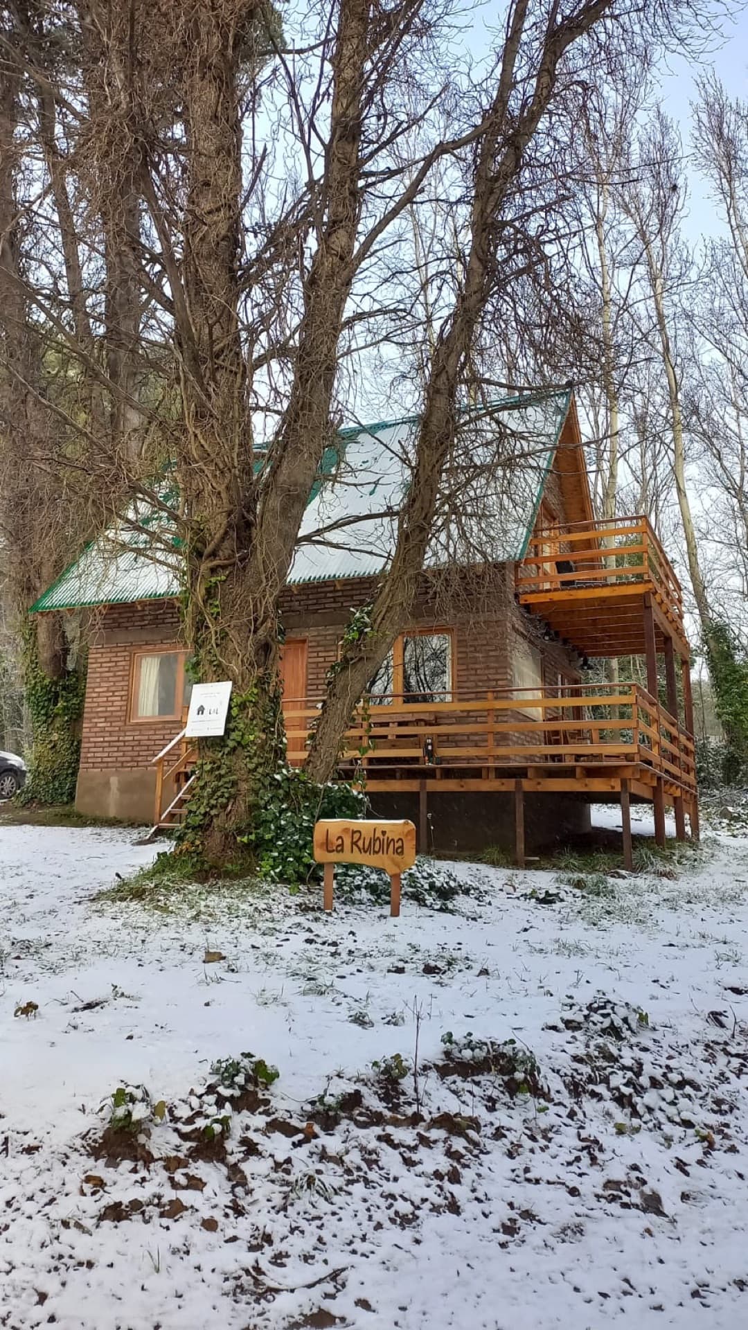 Exterior en el invierno.